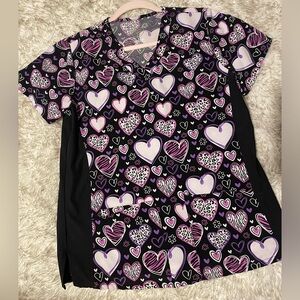 Divine stretch scrub top